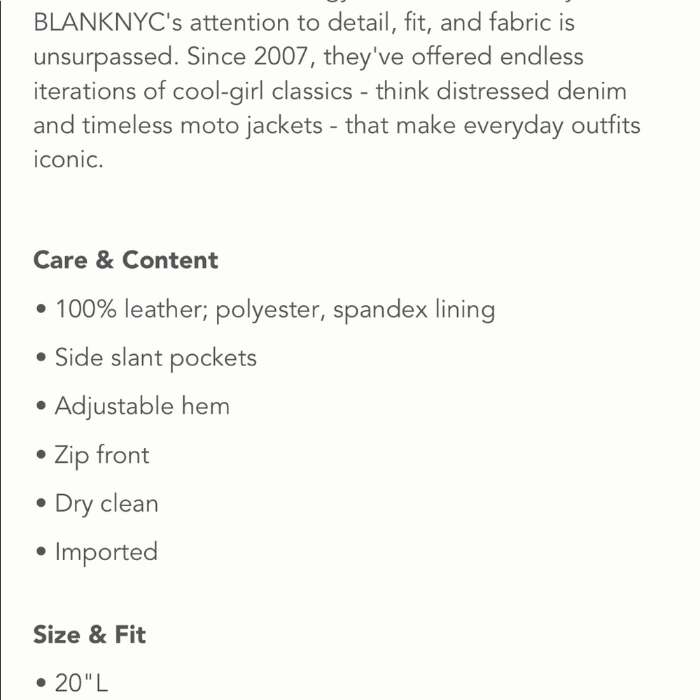 [BLANKNYC] Sherpa-Trimmed Leather Moto Jacket - Picture 2 of 2